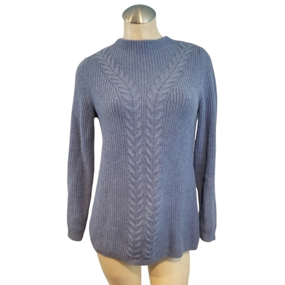 Talbots Size S Blue Sweater Lambswool Blend - Picture 1 of 6